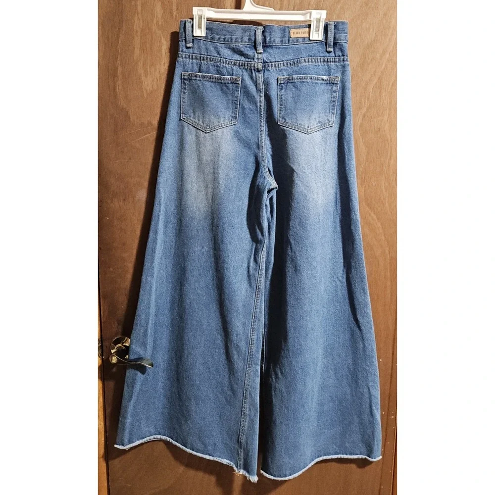 Blank PAIGE Denim Collection High‎ Rise Wide Leg 32 Inch BelL Jeans W/Large *EUC